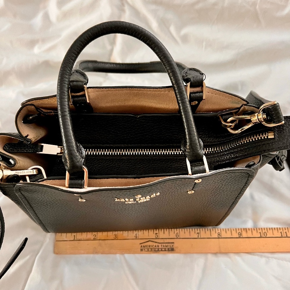 Kate Spade Satchel Black Purse - Picture 2 of 6